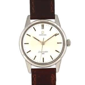 Omega Classic Stainless Steel Watch, Manual Winding